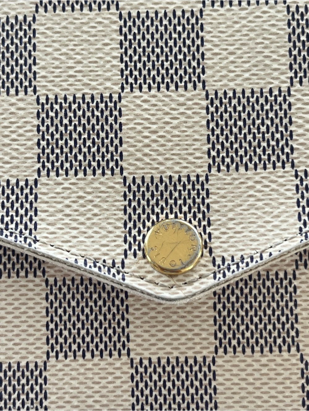 Louis Vuitton Damier Azur Pochette Felicie Crossbody Bag & Wallet Inserts - Picture 15 of 16